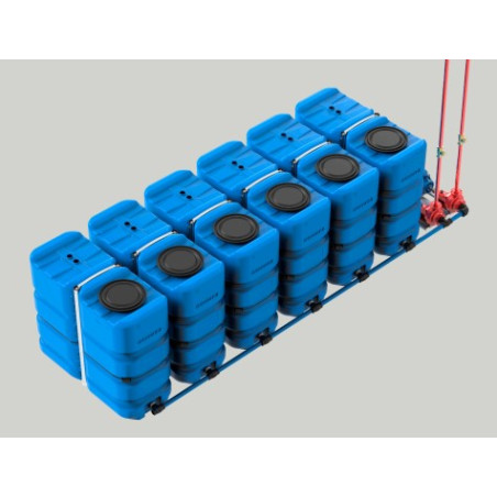 Kit batería contra incendios 6x2000l. Schutz Aquablock XL