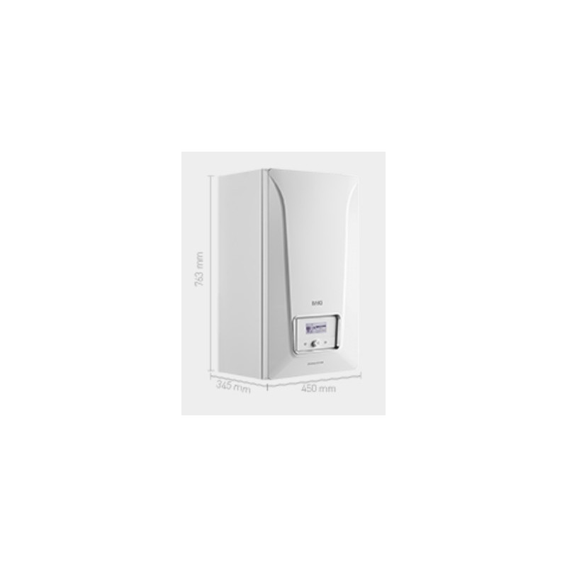 Medidas Caldera Baxi Platinum Max Iplus 24/24F + Termostato TXM