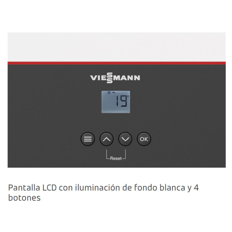 Display Caldera Viessmann Vitodens 050 BPKB 25 Condensación