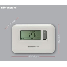 Termostato Honeywell Digital T3 Programación semanal