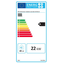 Caldera Ariston Clas One System 24 FF Eu (Solo Calefaccion) + CUBE RF