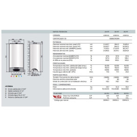 Caldera Ariston Clas One 30 FF  Wifi Integrado + CUBE RF