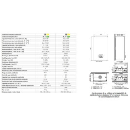 Caldera Ferroli Kalis 24C Condensación + FER 8 RF