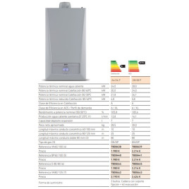 Caldera Baxi Cubic 24/24F Condensación